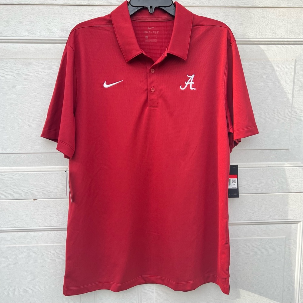 nike / red Alabama dri fit collared shirt